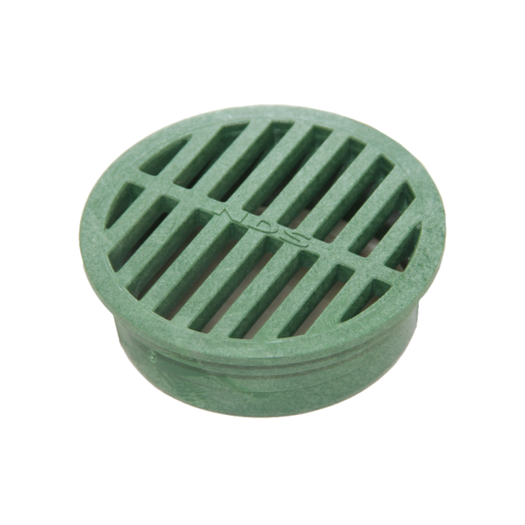 Rejilla redonda plana de 4 PULG verde sku: 13