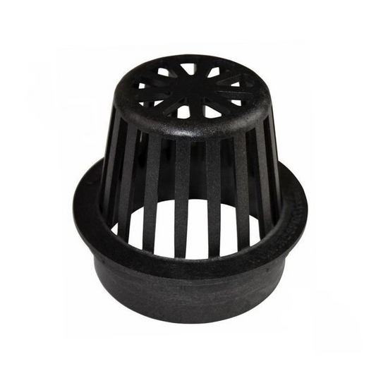 NDS REJILLA REDONDA ATRIO DE 6 PULG NEGRO