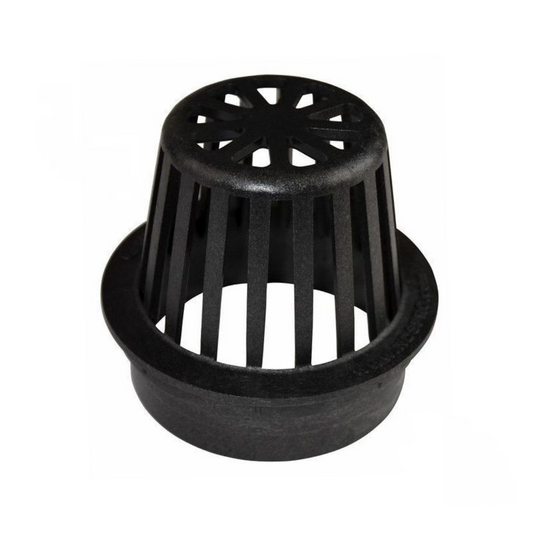 NDS78 Rejilla Redonda Atrio De 4 PULG Negro