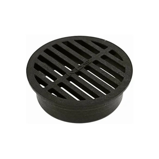 NDS 11 Rejilla redonda plana de 4 PULG NEGRO