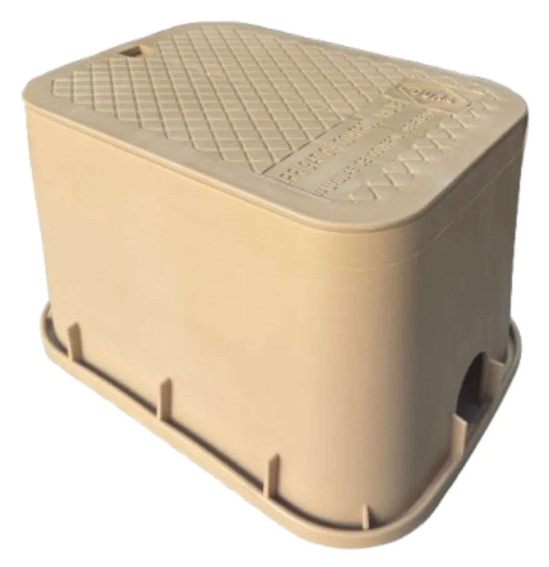 Registro rectangular arena 12 x 17 x 12 pulg. (A x L x P) Color Arena