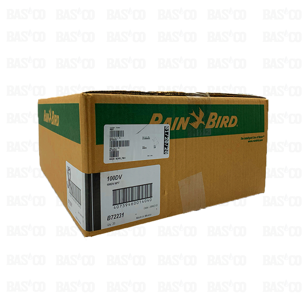 (20) Válvula Eléctrica Rain Bird 100DV De 1 pulg. Incluye Solenoide