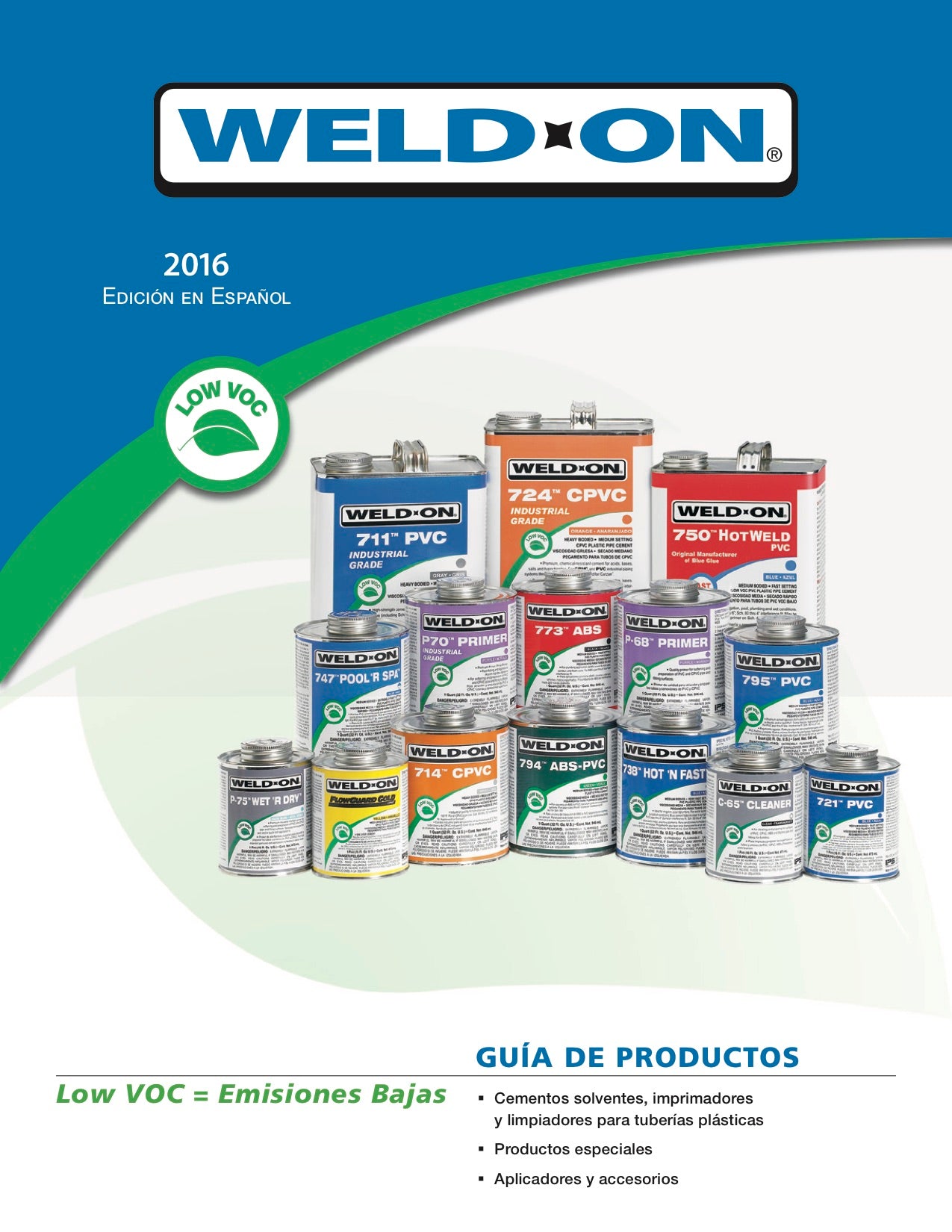 Pegamento WELD-ON 747 para PVC