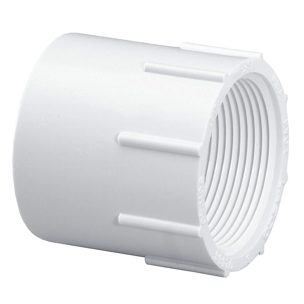 Adaptador hembra CEM x RH 1 1/2 Pulg. PVC C40