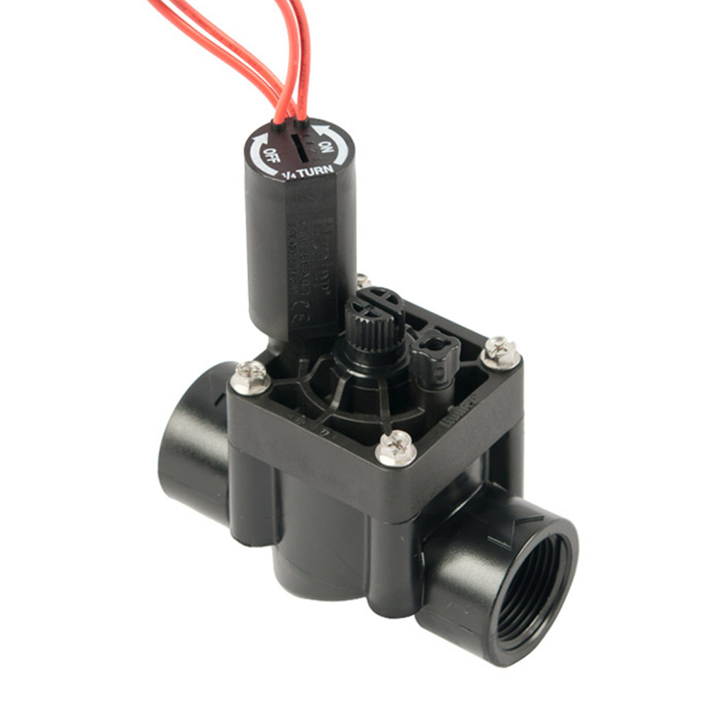Válvula Eléctrica Hunter PGV-101G De 1 pulg. Incluye Solenoide y Control de Flujo