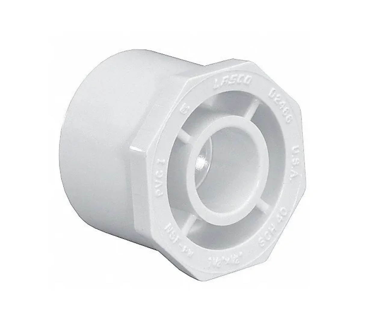 Reduccion Bushing ESPIGA x CEM 6 Pulg. x 2 Pulg. PVC C40