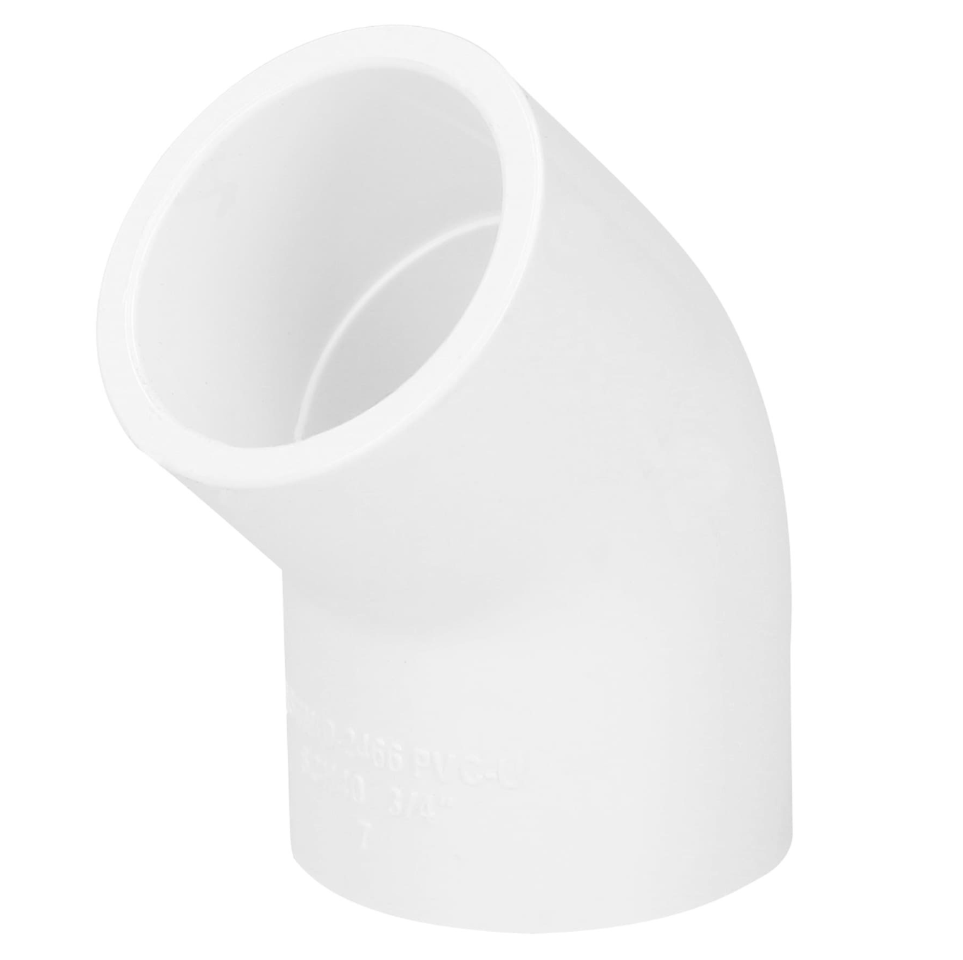 Codo de 45° CEM x CEM 4 Pulg. PVC C40