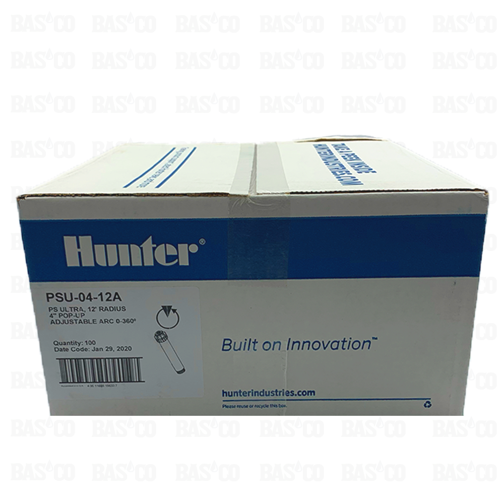 (100) Aspersores Rociador Hunter PSU con Boquilla 12A de 4 pulg.