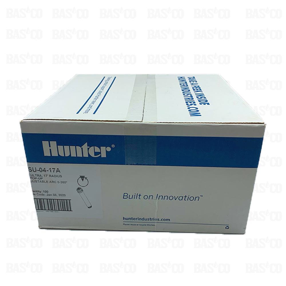 (100) Aspersores Rociador Hunter PSU con Boquilla 17A de 4 pulg.