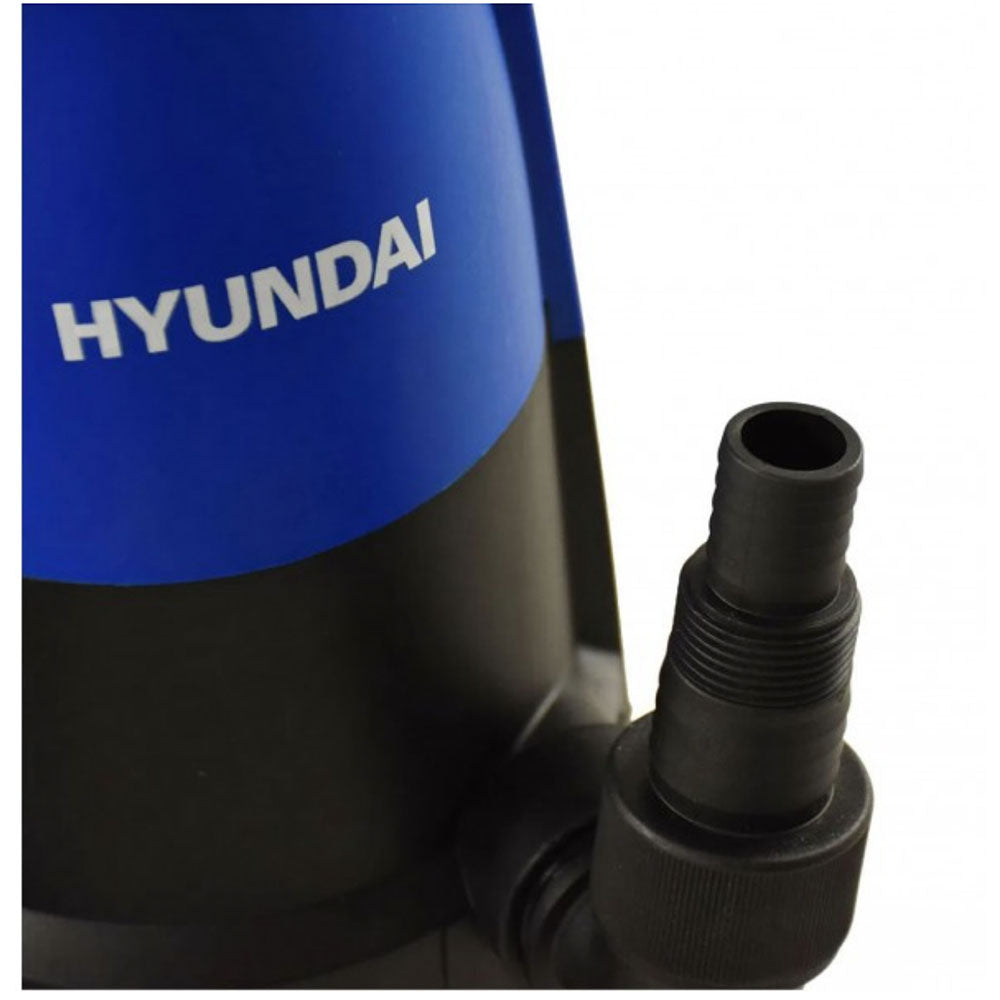 Bomba Sumergible Hyundai Para Cisterna Agua Limpia, Sucia Y De Succión A 1MM con Potencia de 750 W/110 V Altura de 9 M