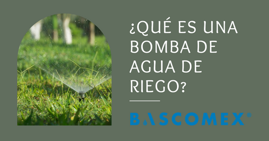 ¿Qué es una bomba de agua de riego?