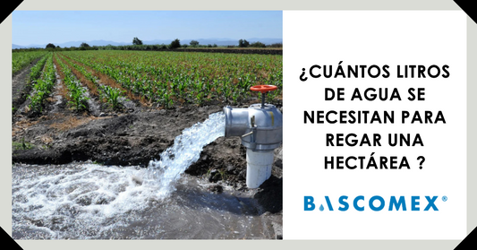 ¿Cuántos litros de agua se necesitan para regar una hectárea ?