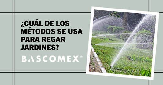 ¿Cuál de los métodos se usa para regar jardines?