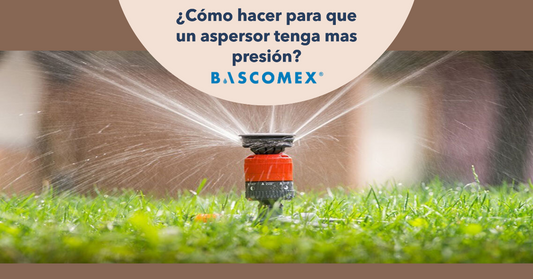 ¿Cómo hacer para que un aspersor tenga mas presión?
