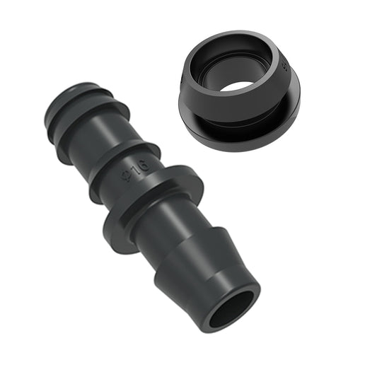 Inicial con goma 16 mm para PVC