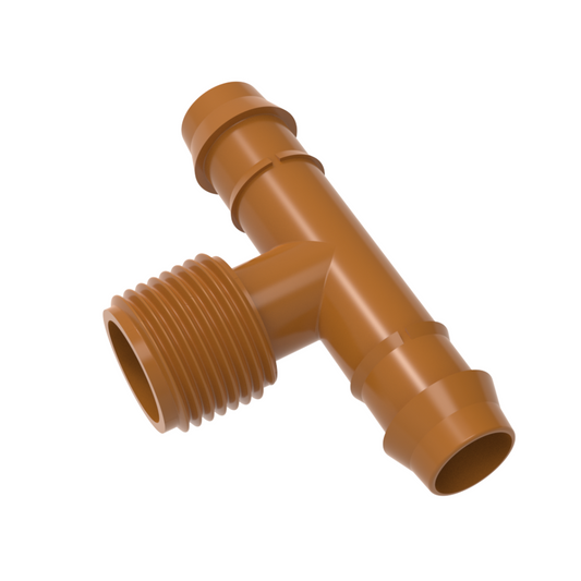 Tee de insercion 17 mm. x 17 mm. x 1/2 pulg. RM
