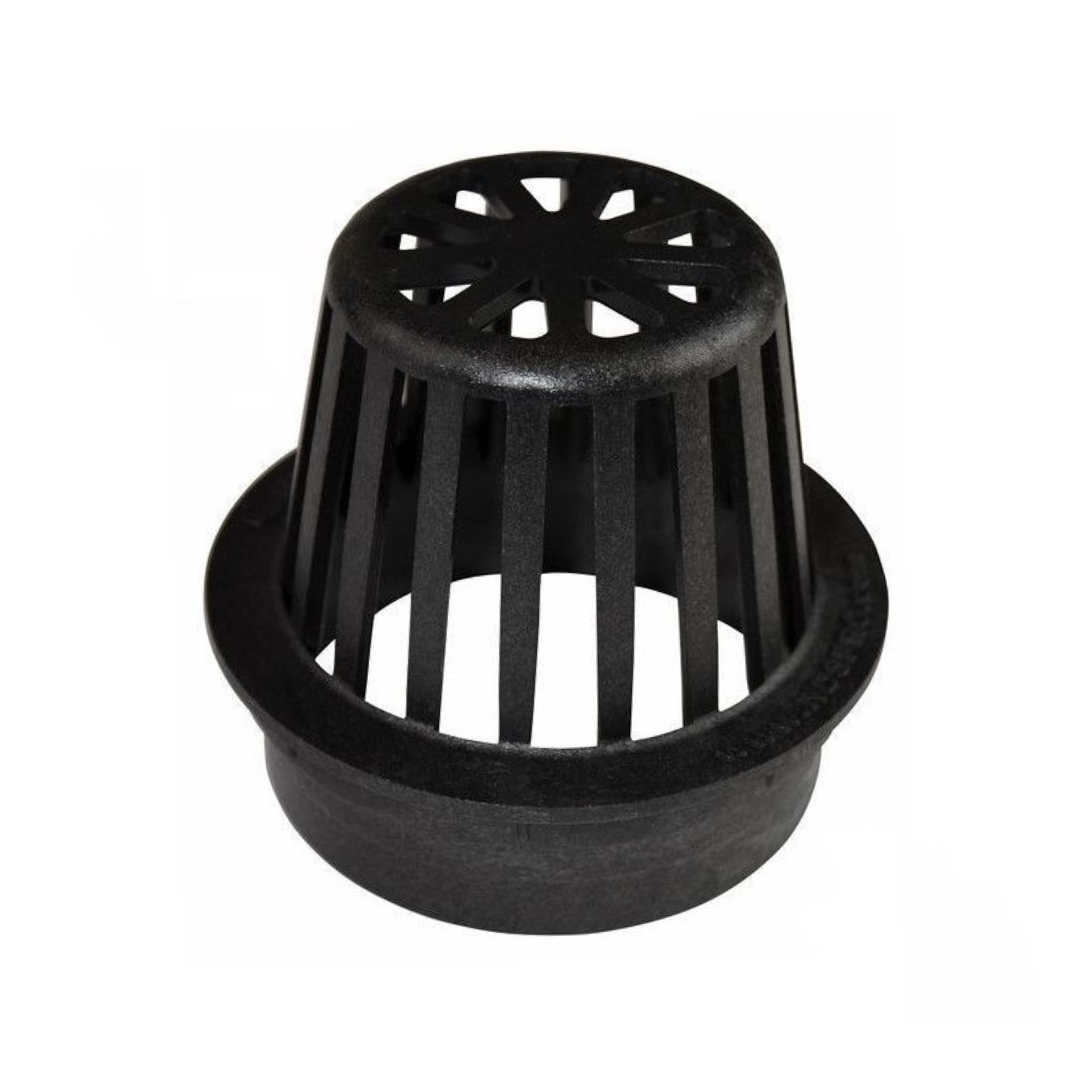 NDS78 Rejilla Redonda Atrio De 4 PULG Negro