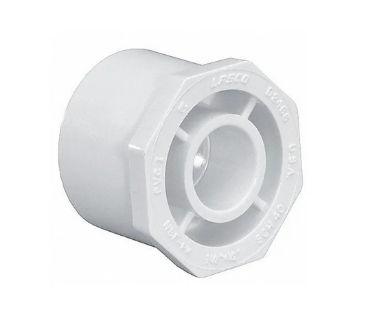 Reduccion Bushing ESPIGA x CEM 2 1/2 Pulg. x 1 1/2 Pulg. PVC C40
