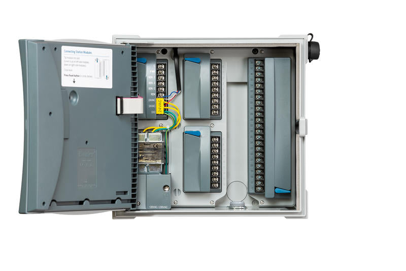 HCC800PL Control modular de 8 estaciones expandible a 38 o 54 estaciones con decoders. conexión Wi-Fi